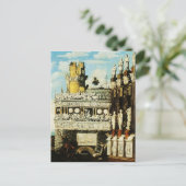 St George tötet Dragon François de Nomé Fine Art Postkarte (Stehend Vorderseite)