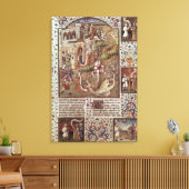 St. George tötet Dragons Leinwanddruck (Insitu (Wohnzimmer))