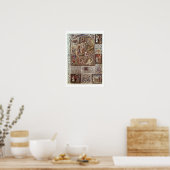 St. George tötet Dragons Poster (Küche)