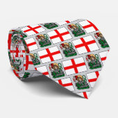 St. George und das Dragon & English Flag Muster Krawatte (Gerollt)