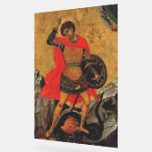 St. George und das orthodoxe Drachensymbol Acrylschild (Winkel)