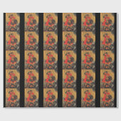 St. George und das orthodoxe Drachensymbol Geschenkpapier (Flach)