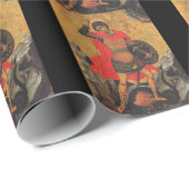 St. George und das orthodoxe Drachensymbol Geschenkpapier (Rolleneckpunkt)