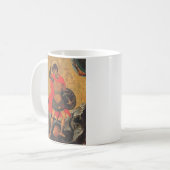 St. George und das orthodoxe Drachensymbol Kaffeetasse (Vorderseite Links)