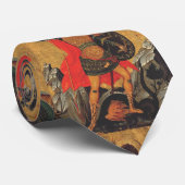 St. George und das orthodoxe Drachensymbol Krawatte (Gerollt)