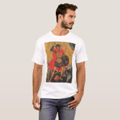 St. George und das orthodoxe Drachensymbol T-Shirt (Vorne ganz)