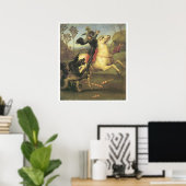 St. George und der Drache, 1505 Raphael Poster (Heimbüro)