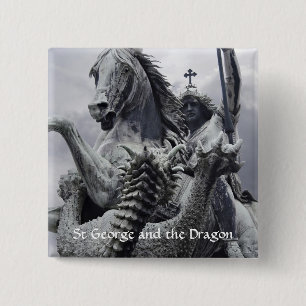 St. George und der Drache Button
