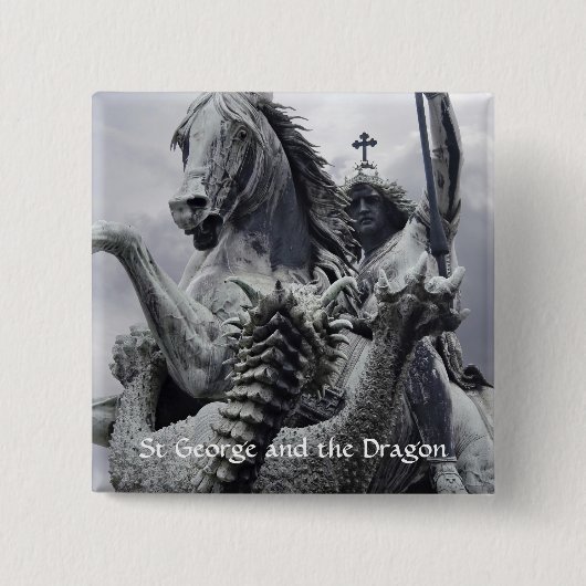 St. George und der Drache Button (Vorderseite)