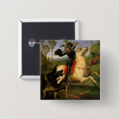 St George und der Drache Button (Vorne & Hinten)