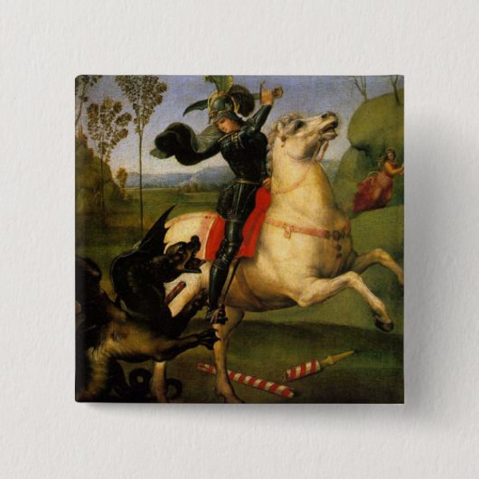 St George und der Drache Button (Vorderseite)