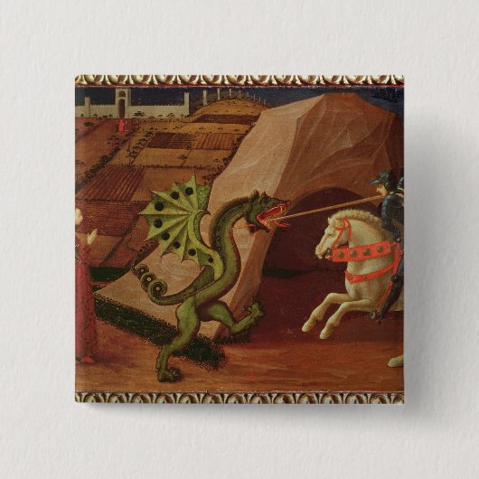 St George und der Drache, c.1439-40 Button (Vorderseite)