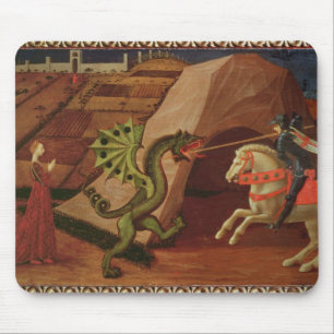 St George und der Drache, c.1439-40 Mousepad