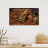 St. George und der Drache, c.1439-40 Poster (Küche)