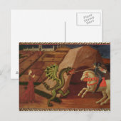 St. George und der Drache, c.1439-40 Postkarte (Vorne/Hinten)