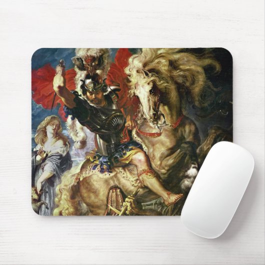 St George und der Drache, c.1606 Mousepad (Mit Mouse)