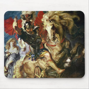 St George und der Drache, c.1606 Mousepad