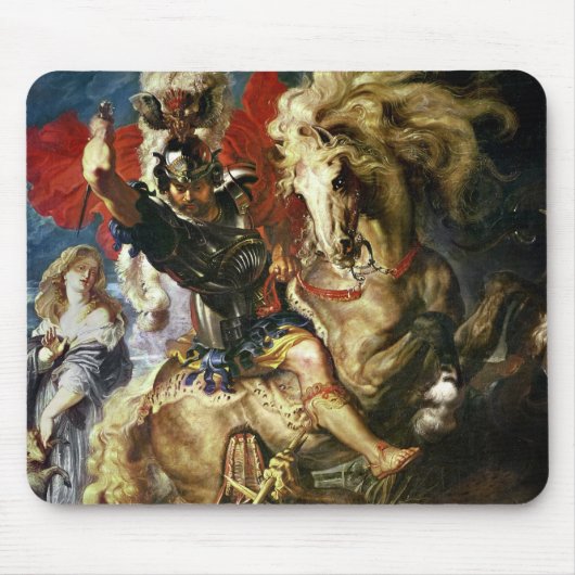 St George und der Drache, c.1606 Mousepad (Vorne)