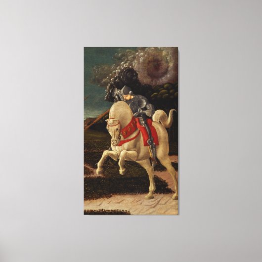 St. George und der Drache (Detail), c.1470 Leinwanddruck (Vorderseite)