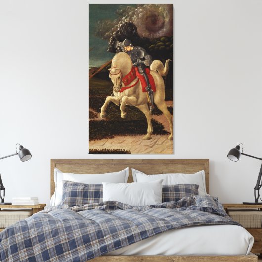 St. George und der Drache (Detail), c.1470 Leinwanddruck (Insitu (Schlafzimmer))