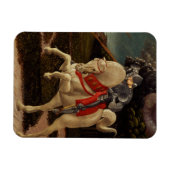 St. George und der Drache (Detail), c.1470 Magnet (Horizontal)