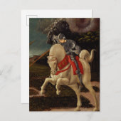 St. George und der Drache (Detail), c.1470 Postkarte (Vorne/Hinten)