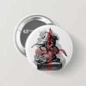 St. George und der Drache England Button (Vorne & Hinten)