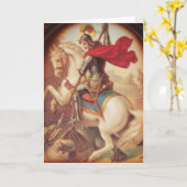 St George und der Drache Karte (Gelbe Blume)