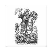 St. George und der Drache Katholik Gummistempel (Prägung)