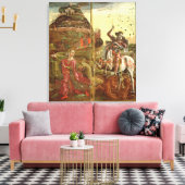 St. George und der Drache Leinwanddruck (Insitu (Wohnzimmer))