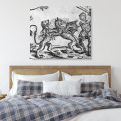 St. George und der Drache Leinwanddruck (Insitu (Schlafzimmer))