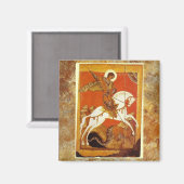 St. George und der Drache Magnet (Vorderseite/Rückseite)