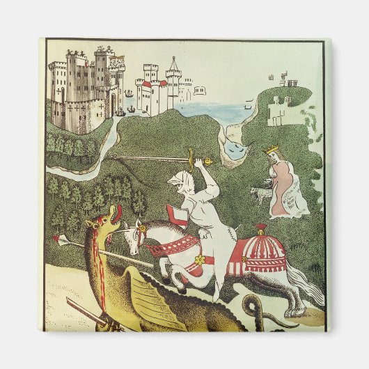 St. George und der Drache Magnet (Vorne)