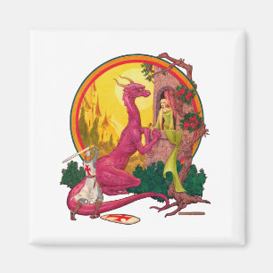St. George und der Drache Magnet