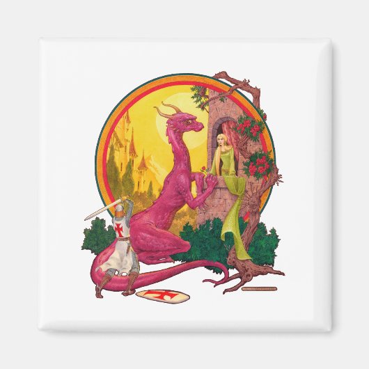 St. George und der Drache Magnet (Vorne)