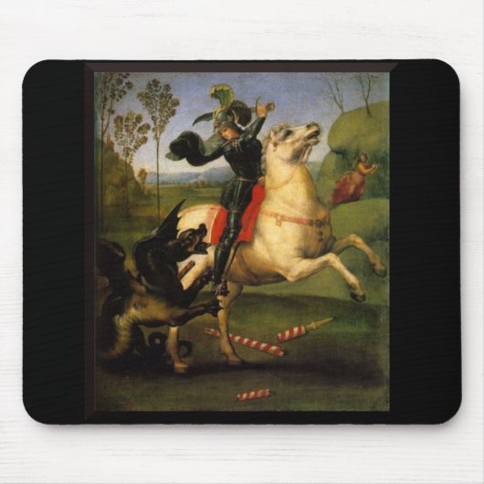St George und der Drache Mousepad (Vorne)