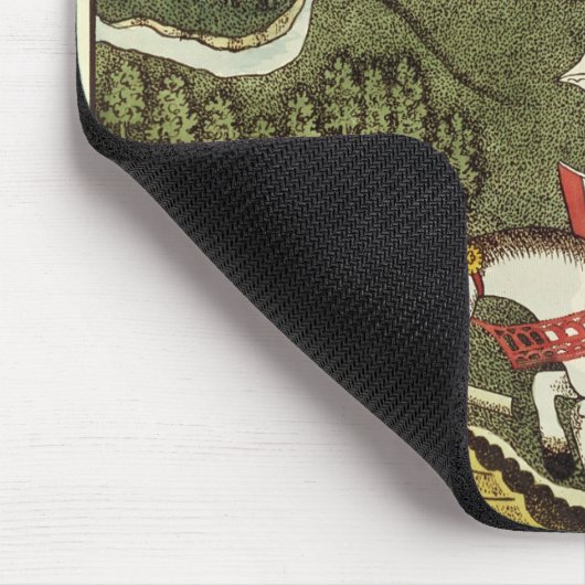 St George und der Drache Mousepad (Ecke)
