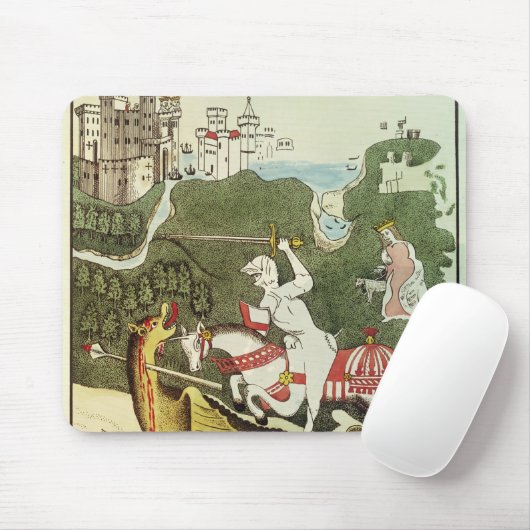 St George und der Drache Mousepad (Mit Mouse)