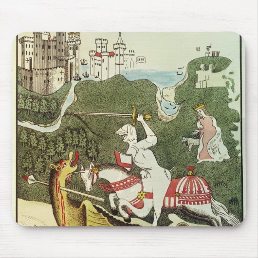 St George und der Drache Mousepad (Vorne)