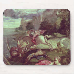 St George und der Drache Mousepad