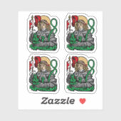 St. George und der Drache (Nürnberg) 4-Up Sticker (Blatt)