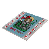 St. George und der Drache (Nürnberg) Keramik Tile Fliese (Seite)