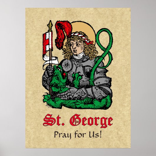 St. George und der Drache (Nürnberg) Poster (Vorne)