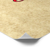 St. George und der Drache (Nürnberg) Poster (Ecke)