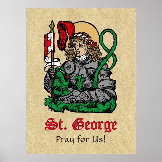 St. George und der Drache (Nürnberg) Poster (Vorne)