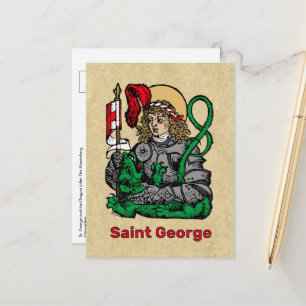St. George und der Drache (Nürnberg) Postkarte