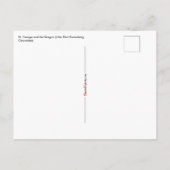 St. George und der Drache (Nürnberg) Postkarte (Rückseite)