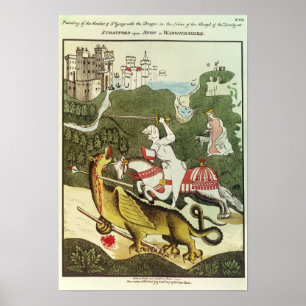 St. George und der Drache Poster