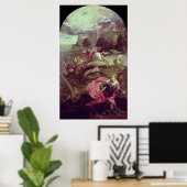 St. George und der Drache Poster (Heimbüro)
