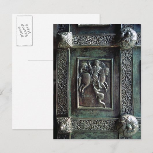 St. George und der Drache Postkarte (Vorne/Hinten)